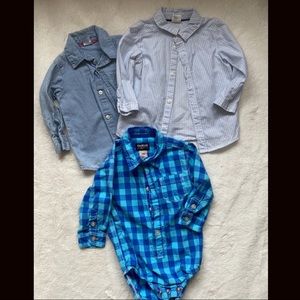 Boys 12-18 Month Dress Shirt Bundle